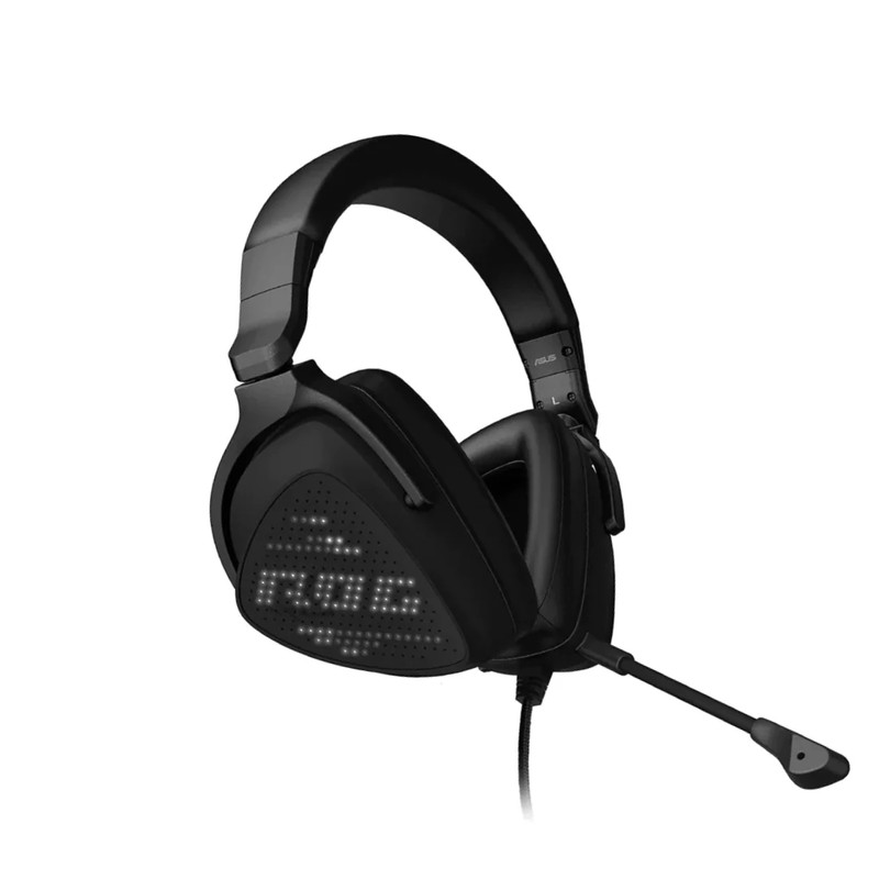 Asus ROG Delta S Animate Wired Gaming Headset - Black - سماعة